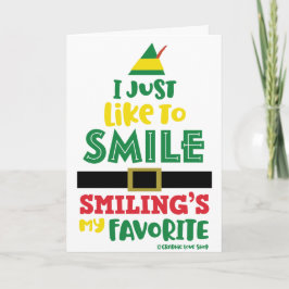 Jag Gillar Bara Att Le Christmas © GraphicLoveShop Kort