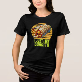 jag gillar bara burrito t shirt