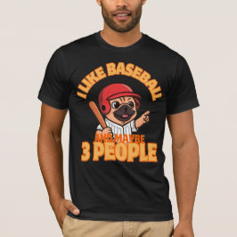 Jag gillar baseboll t shirt