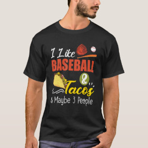 Jag gillar baskiska och takos och kanske tre perso t shirt