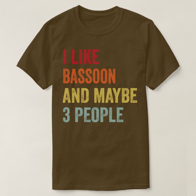 Jag gillar BasSnart kanske 3 personer T Shirt (Design framsida)