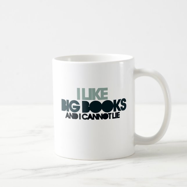Jag gillar Big Bokar Kaffemugg (Höger)