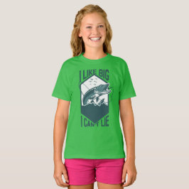 Jag gillar Big Fish och kan inte Ljuga pikkräppnin T Shirt