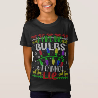 Jag gillar Big Lökar Family Ugl Ljus T Shirt