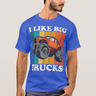 Jag gillar Big Monster Lastbilar T Shirt