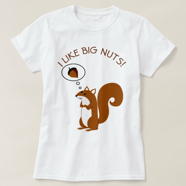 Jag gillar Big Nöt T-shirt (Design framsida)