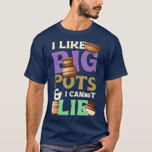 Jag gillar Big Pots Pottery Ceramist Clay Handmade T Shirt