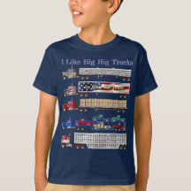 Jag gillar Big Rig Lastbilar T-Shirt