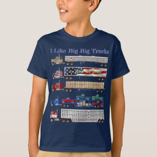 Jag gillar Big Rig Lastbilar T-Shirt