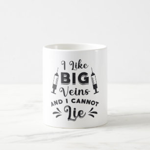 Jag gillar Big Veins Phlebotomy Gift Kaffemugg