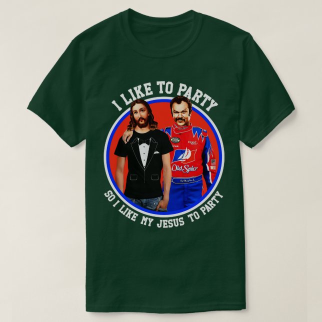 Jag gillar Bild Jesus i en Tuxedo TShirt T Shirt (Design framsida)