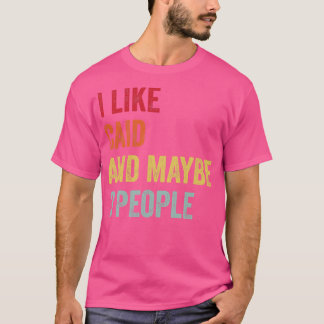 Jag gillar Caid kanske 3 personer T Shirt