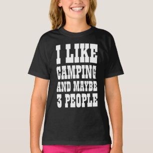 JAG GILLAR CAMPING OCH KANSKE 3 PERSONER T-Shirt