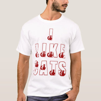 Jag gillar Cats Shirt T-shirt