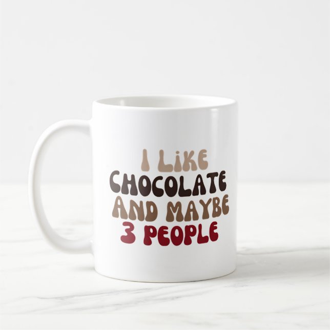 Jag gillar choklad och kanske 3 personer kaffemugg (Vänster)