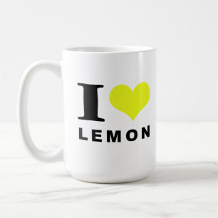 Jag gillar citron kaffemugg