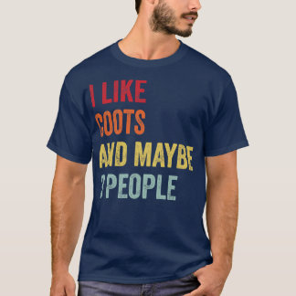 Jag gillar Coots kanske 3 personer T Shirt