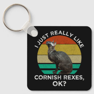 Jag Gillar Cornish Rexar, OK? Nyckelring