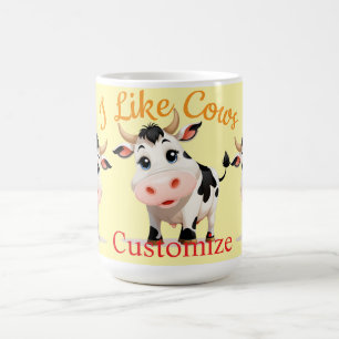 Jag gillar Cows Art Thunder_Cove Kaffemugg