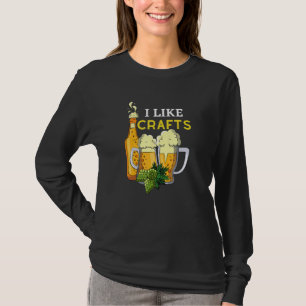 Jag gillar Crafts Beer Microbrew Skutt 2 T Shirt