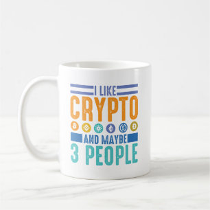 Jag gillar Crypto och kanske 3 människor, Crypto Ä Kaffemugg