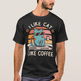 Jag gillar Cute Cat T Shirt