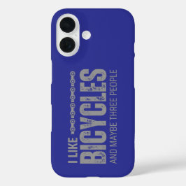 Jag gillar cyklar och kanske tre personer citerar