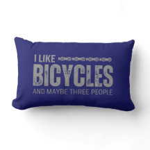 Jag gillar cyklar och kanske tre personer citerar