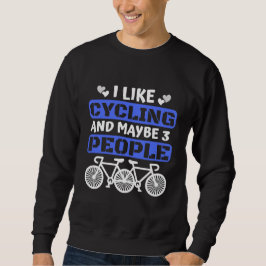 jag gillar cykling och kanske 3 personer lång ärmad tröja