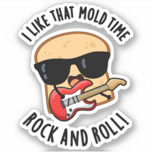 Jag gillar den där Rock and roll-bruny Bread Pu Klistermärken
