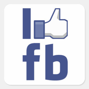 JAG GILLAR den Facebook klistermärken
