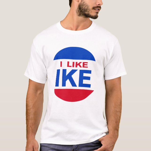 Jag gillar den Ike T-tröja Tee Shirt (Framsida)