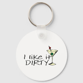Jag gillar det Dirty Martini Nyckelring