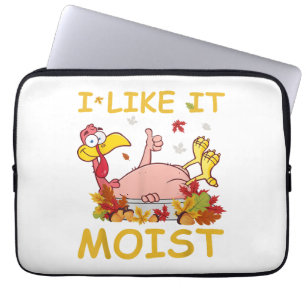 Jag Gillar Det Fuktigt Roligt Turkiet Som Middag T Laptop Fodral
