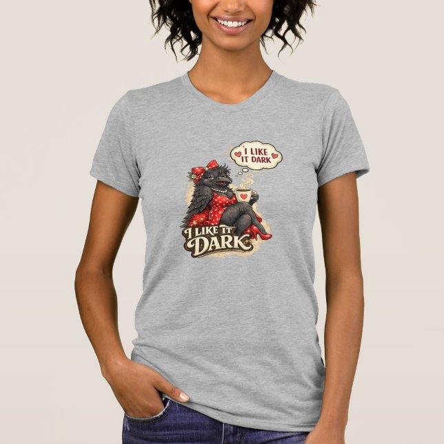 JAG GILLAR DET MÖRKT T SHIRT (Framsida)