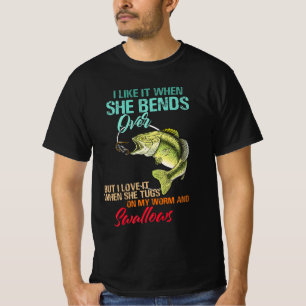 Jag gillar det när hon böjer sig över t shirt