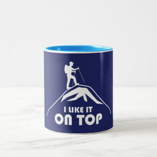 Jag gillar det överst Två-Tonad mugg