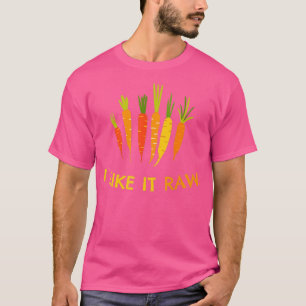Jag gillar det, rå i karrots Vegan Vegetarian Vege T Shirt
