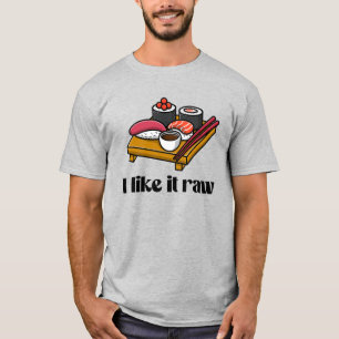 Jag gillar det rått t shirt