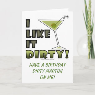 JAG GILLAR DET SMUTSAR NER! Smutsa ner den Martini Kort