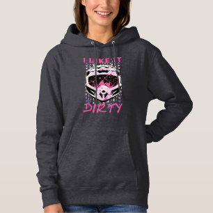 Jag gillar det smutsigt - Dirt Bike Funny Quote T Shirt