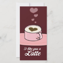 Jag gillar dig en latte - Valentine