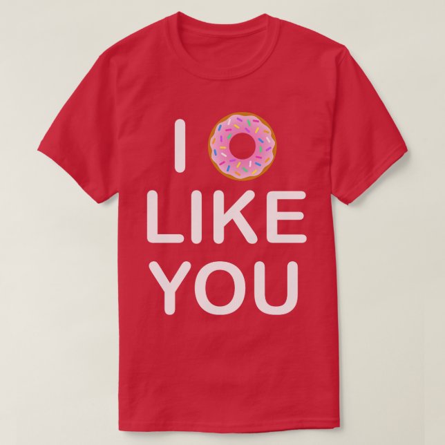 Jag gillar dig inte t shirt (Design framsida)
