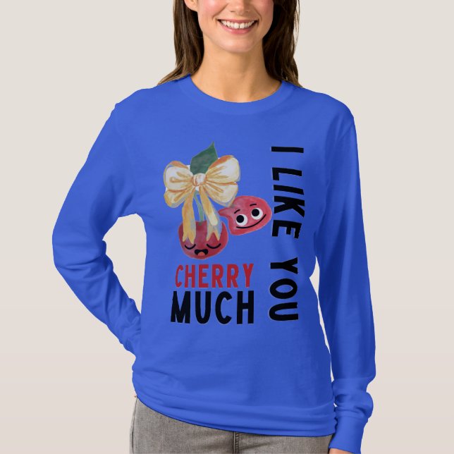 JAG GILLAR DIG MYCKET T SHIRT (Framsida)