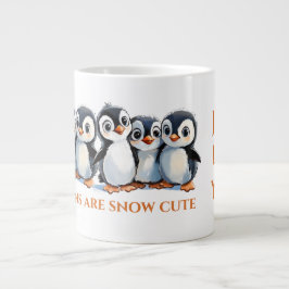 Jag gillar dig, Penguins Älskare Gift. Jumbo Mugg