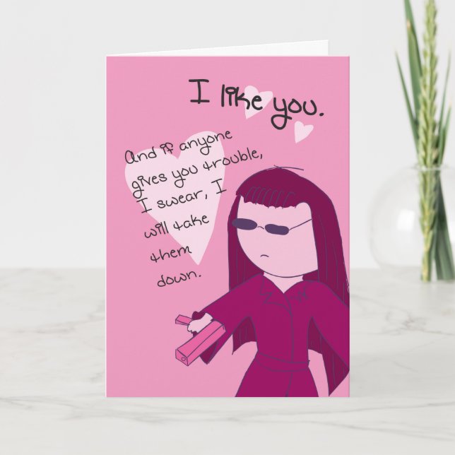 Jag gillar dig (radiosände redigerar) - den Yuki Helgkort (Framsida)