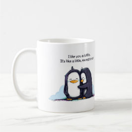 Jag gillar dig som en Lottle Penguins - Mugg