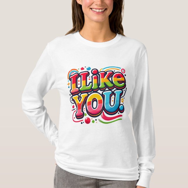 Jag gillar dig t shirt (Framsida)