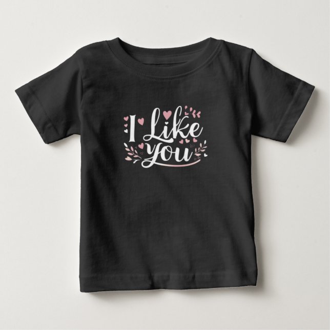 Jag Gillar Dig T-Shirt (Framsida)