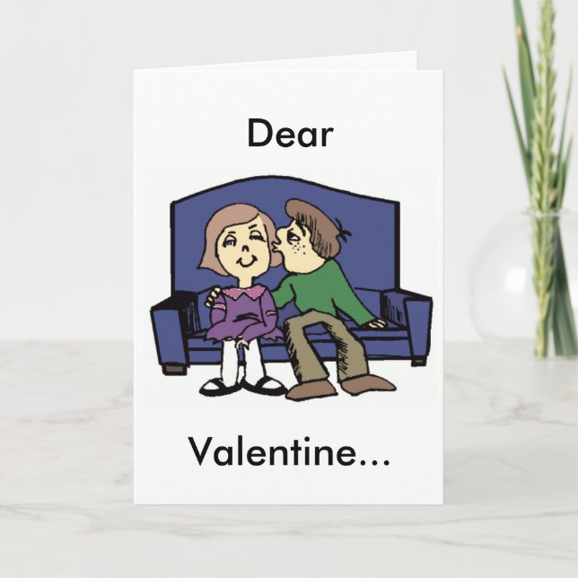 Jag gillar dig Valentine Helgkort (Framsida)